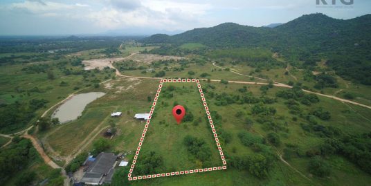 ที่ดิน 10 ไร่ 55 ตร.ว.(55 ตร.ว.แถมฟรี)วิวภูเขาและธรรมชาติ ใกล้แบล็คเมาน์เทน และ แหล่งชุมชน หัวหิน