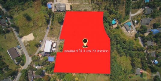 ที่ดิน 9 ไร่ 3 งาน 73 ตารางวา ผังเมืองสีชมพู   แหล่งชุมชนสำคัญ ชัฏป่าหวาย สวนผึ้ง ราชบุรี เพียง 2 ชม. จาก กทม
