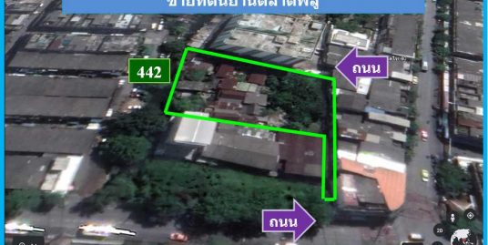 ขายด่วนที่ดินพร้อมบ้านเรือนไทยโบราณย่านตลาดพลู 442ตรว.