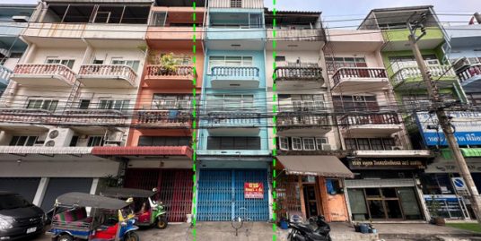 ขายอาคารพานิชย์ 4 ชั้นครึ่ง ระแวก ม.หอการค้าไทย ใกล้รถไฟฟ้าMRTห้วยขวาง ทำเลดีแบบนี้หาไม่ได้อีกแล้ว