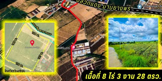 ขายที่ดินระยอง ขายที่ดินมาบยางพร ขายที่ดินสวย แหล่งชุมชน ใกล้นิคมอุตสาหกรรมอีสเทิร์นซีบอร์ด