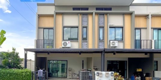 ทาวน์โฮม 2 ชั้น เอสเกต ทาวน์ ราชพฤกษ์-345 (หลังริม 34.4 ตร.ว. หน้ากว้าง 7.5 ม.) ซอยวัดลำโพ บางบัวทอง นนทบุรี : S Gate Town Ratchaphruek-345