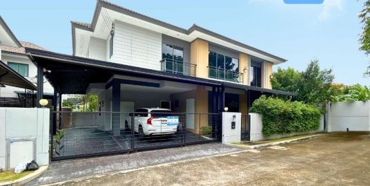 ขาย!! ชีวารมย์ นครอินทร์ (หลังริม ขนาด 84 ตร.ว.) หน้าบ้านไม่ชนหลังอื่น ถนนนครอินทร์ พระราม5 ราชพฤกษ์ บางกรวย เมือง นนทบุรี : Chewarom Nakhon In