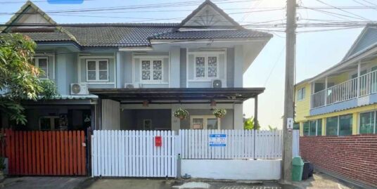 ขาย!! ทาวน์โฮม 2 ชั้น บ้านพฤกษา25 บางใหญ่ ซอยกันตนา (หลังมุม ขนาด 24 ตร.ว.) บางแม่นาง บางใหญ่ นนทบุรี : Baan Pruksa 25 Bangyai