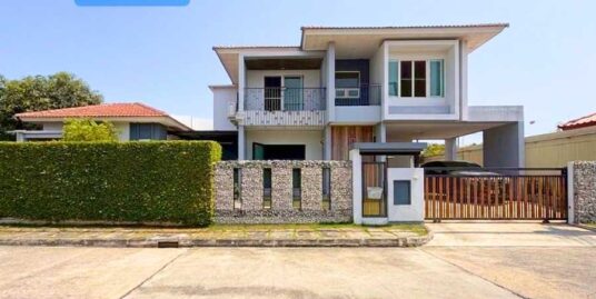 ขาย!! บ้านเดี่ยวหลังริม บุราสิริ ท่าข้าม – พระราม2 (ขนาด 94 ตร.ว.) ถนนกาญจนาภิเษก ท่าข้าม บางขุนเทียน กทม. : Burasiri Thakham-Rama 2
