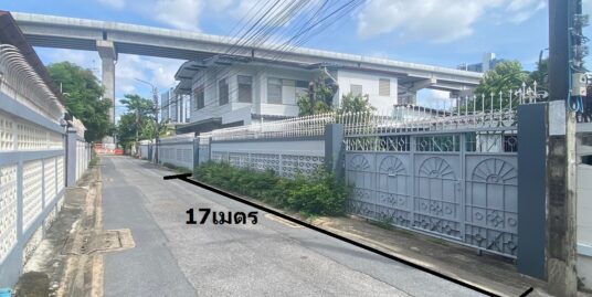 ขายที่ดิน ประชาราษฎร์สาย2 ใกล้สถานีรถไฟฟ้าเตาปูน 350 เมตร เนื้อที่ 149 ตร.วา